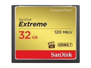 Sandisk Sdcfxs-032G-A46 Extreme 32 Gb Compactflash (Cf) Card - 120 Mbps Read - 60 Mbps Write - 1 Card (Sandisk SDCFXS-032G-A46)