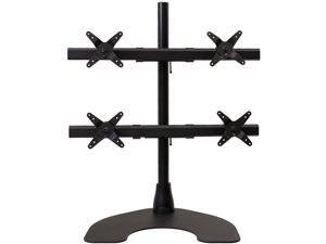 Ergotech Heavy Duty 2 x 2 Quad Desk Stand with 28-Inch Pole - Black (100-D28-B22-HD) Ergotech Heavy Duty 2 x 2 Quad Desk Stand with 28-Inch Pole - Black (100-D28-B22-HD)