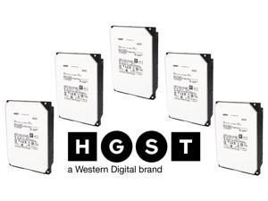 HGST Ultrastar 5-Pack He10 HUH721010ALE600 10 TB SATA 3.5" 0F27452 Internal OEM Hard Drive