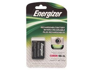 Energizer - Rechargeable Li-Ion Replacement Battery for Canon NB-5L - Black Energizer - Rechargeable Li-Ion Replacement Battery for Canon NB-5L - Black