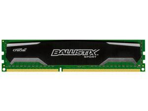 Crucial Ballistix Sport 4GB Single DDR3 1600 MT/s (PC3-12800) CL9 @1.5V UDIMM 240-Pin Memory Module BLS4G3D1609DS1S00