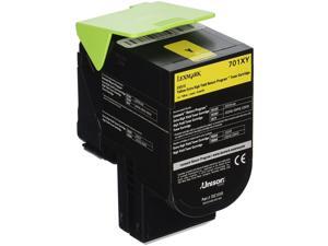 Lexmark 70C1XY0 Extra High-Yield Toner, 4000 Page-Yield, Yellow Lexmark 70C1XY0 Extra High-Yield Toner, 4000 Page-Yield, Yellow