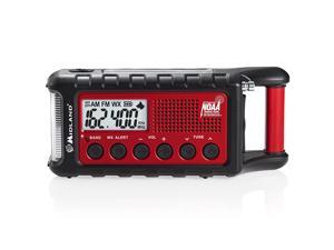 Midland - ER310, Emergency Crank Weather AM/FM Radio - Multiple Power Sources, SOS Emergency Flashlight, Ultrasonic Dog Whistle, NOAA Weather Scan + Alert (Red/Black) Midland - ER310, Emergency Crank Weather AM/FM Radio - Multiple Power Sources, SOS Emergency Flashlight, Ultrasonic Dog Whistle, NOAA Weather Scan + Alert (Red/Black)