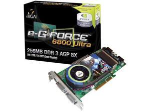 eVGA e-GeForce 6800 Ultra, 256MB DDR3, Dual DVI/TV-Out, AGP 8x (256-A8-N345-AX) eVGA e-GeForce 6800 Ultra, 256MB DDR3, Dual DVI/TV-Out, AGP 8x (256-A8-N345-AX)