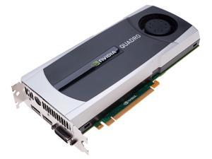 NVIDIA Quadro 6000 by PNY 6GB GDDR5 PCI Express Gen 2 x16 DVI-I DL Dual DisplayPort and Stereo OpenGL, DirectX, CUDA, and OpenCL Profesional Graphics Board, VCQ6000-PB