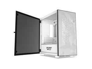 darkFlash DLM21 MESH Micro ATX Mini ITX Tower MicroATX White Computer Case with Door Opening Tempered Glass Side Panel & Mesh Front Panel darkFlash DLM21 MESH Micro ATX Mini ITX Tower MicroATX White Computer Case with Door Opening Tempered Glass Side Panel & Mesh Front Panel