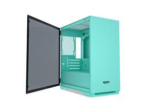 darkFlash Micro ATX Mini ITX Tower MicroATX Computer Case with Door Opening Tempered Glass Side Panel (DLM22 Mint Green) darkFlash Micro ATX Mini ITX Tower MicroATX Computer Case with Door Opening Tempered Glass Side Panel (DLM22 Mint Green)