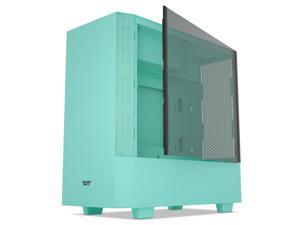 darkFlash V22 Mint Green Mid Tower Computer Case ATX Micro ATX Mini ITX M-ATX with Magnetic Design Wide Open Door Opening Swing Type Tempered Glass Side Panel w/Vertical Graphics Card Installation darkFlash V22 Mint Green Mid Tower Computer Case ATX Micro ATX Mini ITX M-ATX with Magnetic Design Wide Open Door Opening Swing Type Tempered Glass Side Panel w/Vertical Graphics Card Installation