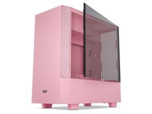 darkFlash V22 Pink Mid Tower Computer Case ATX Micro ATX Mini ITX M-ATX with Magnetic Design Wide Open Door Opening Swing Type Tempered Glass Side Panel w/Vertical Graphics Card Installation darkFlash V22 Pink Mid Tower Computer Case ATX Micro ATX Mini ITX M-ATX with Magnetic Design Wide Open Door Opening Swing Type Tempered Glass Side Panel w/Vertical Graphics Card Installation