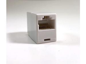 Micro Connectors, Inc. CAT 5E RJ45 Stright Through Coupler Female to Female - White(C20-110L5W) Micro Connectors, Inc. CAT 5E RJ45 Stright Through Coupler Female to Female - White(C20-110L5W)