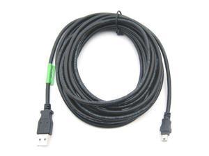 RiteAV - USB 2.0 A to Mini-B 5-pin Cable 15 ft RiteAV - USB 2.0 A to Mini-B 5-pin Cable 15 ft
