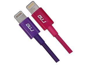 RND 2x Apple Certified Lightning to USB 1.5FT Cable for iPhone (10/X/8/8 Plus/7/7 Plus/6/6 Plus/6S/6S Plus/5) iPad (Pro/Air/Mini) iPod Data Sync and Charge Cable (1.5 feet/.5 Meter/Pink/Purple) 2-Pack RND 2x Apple Certified Lightning to USB 1.5FT Cable for iPhone (10/X/8/8 Plus/7/7 Plus/6/6 Plus/6S/6S Plus/5) iPad (Pro/Air/Mini) iPod Data Sync and Charge Cable (1.5 feet/.5 Meter/Pink/Purple) 2-Pack