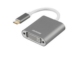 USB Type C(Thunderbolt 3) to DVI Adapter, Benfei USB 3.1 (USB-C) to DVI-D Adapter Male to Female Converter for Apple New MacBook [2015 ,2016,2017]
