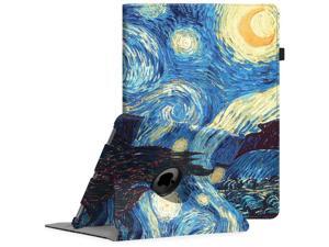 Fintie iPad Pro 12.9 Case - 360 Degree Rotating Stand Case with Smart Protective Cover Auto Sleep/Wake for Apple Pro 12.9 (1st Gen 2015) / iPad Pro 12.9 (2nd Gen 2017), Starry Night Fintie iPad Pro 12.9 Case - 360 Degree Rotating Stand Case with Smart Protective Cover Auto Sleep/Wake for Apple Pro 12.9 (1st Gen 2015) / iPad Pro 12.9 (2nd Gen 2017), Starry Night