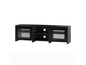 SONOROUS LB-1620 Modern Wood and Glass TV Stand for TVs up to 75"