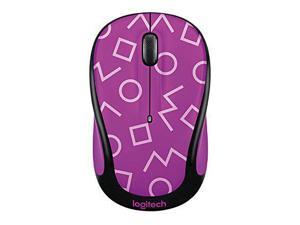 Logitech Party Collection M325c Wireless Optical Mouse, Geo Purple