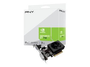 PNY NVIDIA GeForce GT 710 2GB DDR3 VGA/DVI/HDMI Low Profile PCI-Express Video Card.