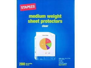 Top Loading 2.4 Mil Clear Sheet Protectors, 200 Count. Top Loading 2.4 Mil Clear Sheet Protectors, 200 Count.
