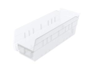 Akro-Mils 30120 12-Inch by 4-Inch by 4-Inch Clear Plastic Nesting Shelf Bin Box, 24-Pack Akro-Mils 30120 12-Inch by 4-Inch by 4-Inch Clear Plastic Nesting Shelf Bin Box, 24-Pack
