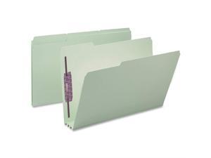 Smead Pressboard Fastener File Folder with SafeSHIELD Fasteners, 2 Fasteners, 1/3-Cut Tab, 3" Expansion, Legal Size, Gray/Green 25 per Box (19944) Smead Pressboard Fastener File Folder with SafeSHIELD Fasteners, 2 Fasteners, 1/3-Cut Tab, 3" Expansion, Legal Size, Gray/Green 25 per Box (19944)