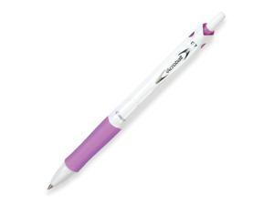 Pilot Acroball PureWhite Retractable Advanced Ink Ball Point Pens; Fine Point, Black Ink, Purple Accents, Dozen Box (31854) Ultra-Smooth Writing, Smear-Resistant Advanced Ink for Skip-Free Lines Pilot Acroball PureWhite Retractable Advanced Ink Ball Point Pens; Fine Point, Black Ink, Purple Accents, Dozen Box (31854) Ultra-Smooth Writing, Smear-Resistant Advanced Ink for Skip-Free Lines