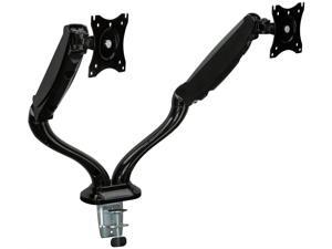 Mount-It! Monitor Stand, LCD Monitor Mount for Desk, Clamp, Articulating Gas Spring Arms, Computer Monitors up to 27 Inches, VESA 75x75 100x100, 26.4 Load Capacity, Black (Dual Monitor) Mount-It! Monitor Stand, LCD Monitor Mount for Desk, Clamp, Articulating Gas Spring Arms, Computer Monitors up to 27 Inches, VESA 75x75 100x100, 26.4 Load Capacity, Black (Dual Monitor)