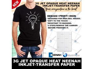 INKJET TRANSFER PAPER FOR DARK FABRIC: NEENAH "3G JET OPAQUE" (8.5"X11") 50Pk :) INKJET TRANSFER PAPER FOR DARK FABRIC: NEENAH "3G JET OPAQUE" (8.5"X11") 50Pk :)