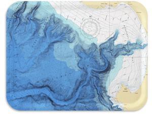 Trays4Us Monterey Bay Bathymetric Chart Birch Wood Veneer 16x12 inches (Large) TV/Serving Map Tray - 100+ Different Designs Trays4Us Monterey Bay Bathymetric Chart Birch Wood Veneer 16x12 inches (Large) TV/Serving Map Tray - 100+ Different Designs