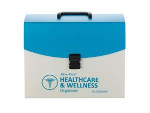 Smead All-in-One Healthcare & Wellness Organizer, 13 Pockets, Letter Size, Latch Closure, Poly White/Teal (92012) Smead All-in-One Healthcare & Wellness Organizer, 13 Pockets, Letter Size, Latch Closure, Poly White/Teal (92012)
