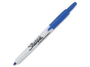 Sharpie Retractable Permanent Marker, Fine Point, Blue Sharpie Retractable Permanent Marker, Fine Point, Blue