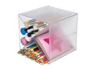 Deflecto Stackable Cube Organizers Cross Divider, Desk and Craft Organizer, Clear, Removable Dividers, 6"W x 6"H x 6"D (350201CR) Deflecto Stackable Cube Organizers Cross Divider, Desk and Craft Organizer, Clear, Removable Dividers, 6"W x 6"H x 6"D (350201CR)