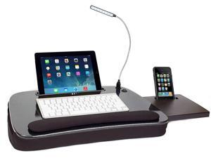 Sofia + Sam Multi Tasking Memory Foam Lap Desk with USB Light (Black Top) | Supports Laptops Up to 15 Inches Sofia + Sam Multi Tasking Memory Foam Lap Desk with USB Light (Black Top) | Supports Laptops Up to 15 Inches