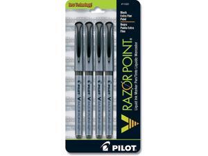 Pilot V Razor Point Liquid Ink Marker Pens, Extra Fine Point, 4-Pack, Black Ink (11025) Pilot V Razor Point Liquid Ink Marker Pens, Extra Fine Point, 4-Pack, Black Ink (11025)