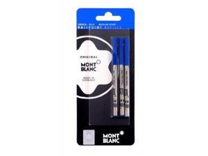 Mont Blanc Set of 3 Ballpoint Refill Medium Blue Mont Blanc Set of 3 Ballpoint Refill Medium Blue