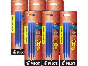 Pilot Gel Ink Refills for FriXion Erasable Gel Ink Pen, Fine Point, Blue Ink, 6 Packs total of 18 refills (77331) Pilot Gel Ink Refills for FriXion Erasable Gel Ink Pen, Fine Point, Blue Ink, 6 Packs total of 18 refills (77331)