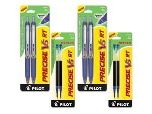 Pilot Precise V5 RT Retractable Rolling Ball Pens, Extra Fine Point, Black Ink, 6 Pens (4-Pack/Bundle, Blue) Pilot Precise V5 RT Retractable Rolling Ball Pens, Extra Fine Point, Black Ink, 6 Pens (4-Pack/Bundle, Blue)