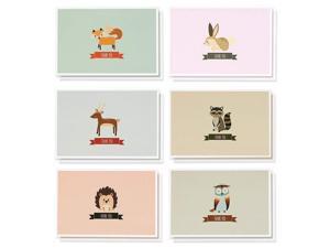 Best Paper Greetings Woodland Animals Design Blank Inside Thank You Card Bulk Box Set with Envelopes, 4 x 6 inches, Pack of 48 Best Paper Greetings Woodland Animals Design Blank Inside Thank You Card Bulk Box Set with Envelopes, 4 x 6 inches, Pack of 48