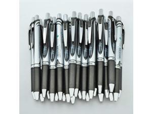 Pentel EnerGel RTX Deluxe Retractable Liquid Gel Pen, Fine .7mm Metal Tip, Black Ink, Silver Barrel (Bulk Lot of 25) (BL77-A) Pentel EnerGel RTX Deluxe Retractable Liquid Gel Pen, Fine .7mm Metal Tip, Black Ink, Silver Barrel (Bulk Lot of 25) (BL77-A)