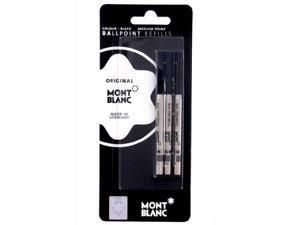 Mont Blanc Set of 3 Ballpoint Refill Medium Mystery Black Mont Blanc Set of 3 Ballpoint Refill Medium Mystery Black