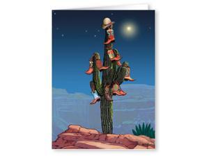 Cowboy Boot Christmas Tree - Western Christmas Card - 18 Cards & Envelopes Cowboy Boot Christmas Tree - Western Christmas Card - 18 Cards & Envelopes