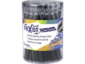 PILOT FriXion Color Sticks Erasable Gel Pens Tub (with lid) of 36 pk Black; Make Mistakes Disappear, No Need For White Out. Smooth Lines to the End of Page, America’s #1 Selling Pen Brand PILOT FriXion Color Sticks Erasable Gel Pens Tub (with lid) of 36 pk Black; Make Mistakes Disappear, No Need For White Out. Smooth Lines to the End of Page, America’s #1 Selling Pen Brand