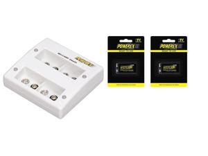 Powerex MH-C490F Stealth Two-Hour Compact 4-Bank NiMH Battery Charger Bundle with Two 9.6V Batteries Powerex MH-C490F Stealth Two-Hour Compact 4-Bank NiMH Battery Charger Bundle with Two 9.6V Batteries