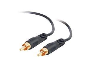 C2G 03168 Value Series Mono RCA Audio Cable, Black (12 Feet, 3.65 Meters) C2G 03168 Value Series Mono RCA Audio Cable, Black (12 Feet, 3.65 Meters)