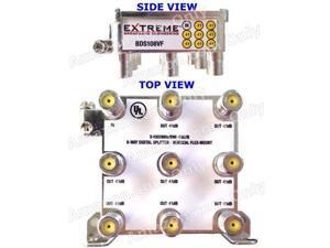 EXTREME 8 WAY BALANCED HD DIGITAL 1GHz HIGH PERFORMANCE COAX CABLE SPLITTER - BDS108VF by Extreme EXTREME 8 WAY BALANCED HD DIGITAL 1GHz HIGH PERFORMANCE COAX CABLE SPLITTER - BDS108VF by Extreme