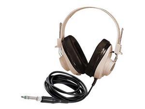 Califone 2924AV 2924AV Deluxe Mono Headphones, White/Black Califone 2924AV 2924AV Deluxe Mono Headphones, White/Black
