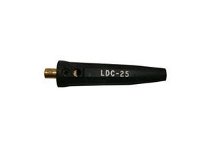 Lenco 05423 LDC-25 Black Male Dinse Style Cable Connector Lenco 05423 LDC-25 Black Male Dinse Style Cable Connector