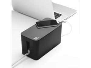 Bluelounge CableBox Mini Cable Management with Small Surge Protector, Black (CBM-BL) Bluelounge CableBox Mini Cable Management with Small Surge Protector, Black (CBM-BL)