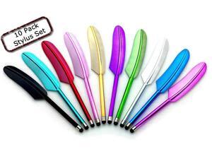 10 Pack Feather Stylus for All Touchscreen Devices for iPad,iPhone,Google Tablets and More!! 10 Pack Feather Stylus for All Touchscreen Devices for iPad,iPhone,Google Tablets and More!!