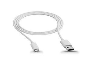 Compatible with Samsung Galaxy J1 J3 J5 J7 Phones - White 6ft Long USB Cable Rapid Charger Sync Power Wire Data Transfer Cord Micro-USB for Samsung Galaxy J1 J3 J5 J7