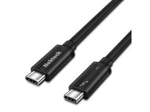 Nekteck Active Thunderbolt 3 Cable 100W 40Gpbs Thunderbolt 3 Certified 6.6 Feet Cable with Thunderbolt 3 Port for New MacBook Pro Acer Aspire Switch Dell XPS and More